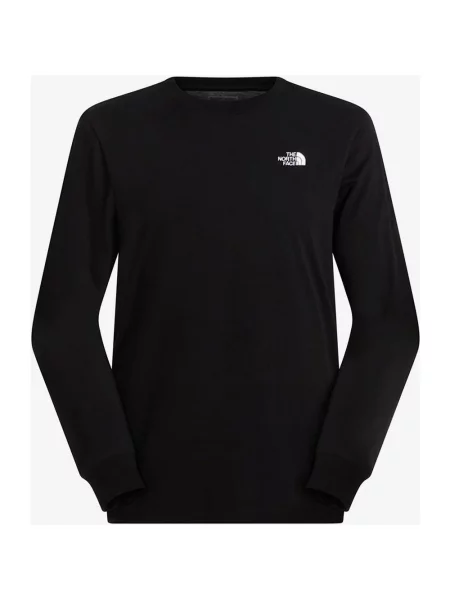 Koszulka The North Face Simple Dome Evolution z długim rękawem czysta XS czarna