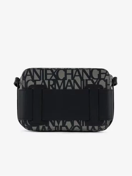 ARMANI EXCHANGE Geantă de umăr gri / negru bej