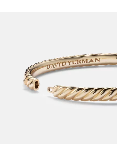 Brăţară David Yurman cu cataramă auriu