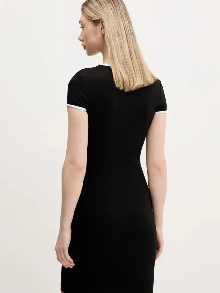 Karl Lagerfeld Jeans rochie mini mulata negru