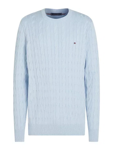 TOMMY HILFIGER Pulover CLASSIC deschis albastru