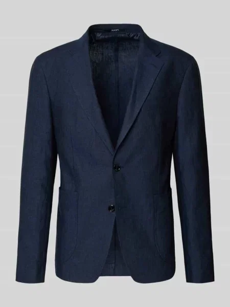 Marynarka na 2 o kroju slim fit z lnu model Hoverest' Joop! Collection