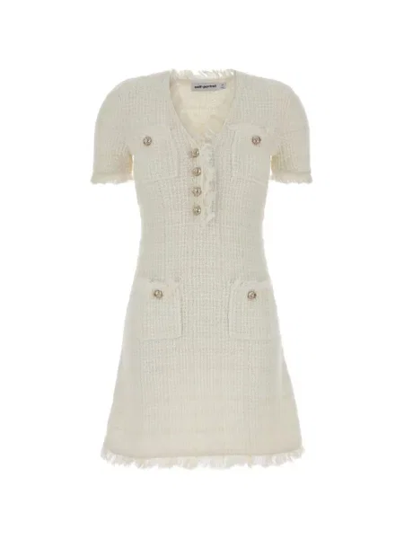 Rochie mini Self-portrait tricotate