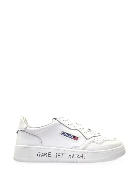 Sneakerși Autry cu imagine alb