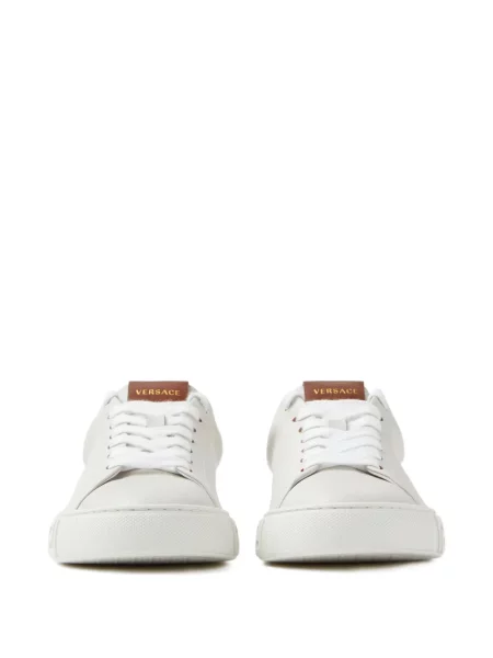 Sneakerși Versace din piele alb