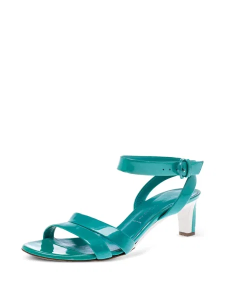 Sandale Casadei din piele verde