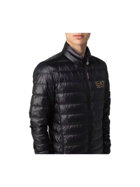 Kompaktowa kurtka puchowa Emporio Armani Ea7 czarna