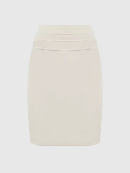 Спідниця з логотипом Tom Ford бежева