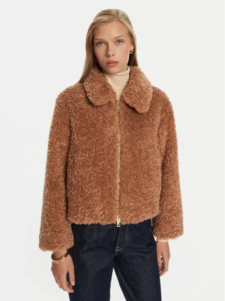 Krzneni plašč Marella bež