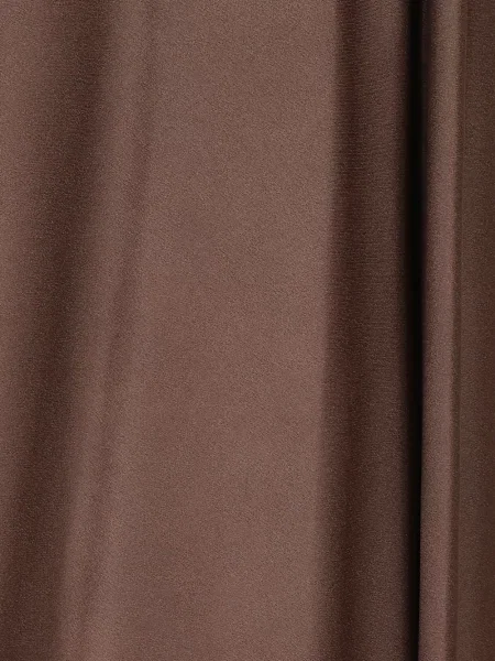 Maxi sijonas Brunello Cucinelli satininis a eilutė ruda