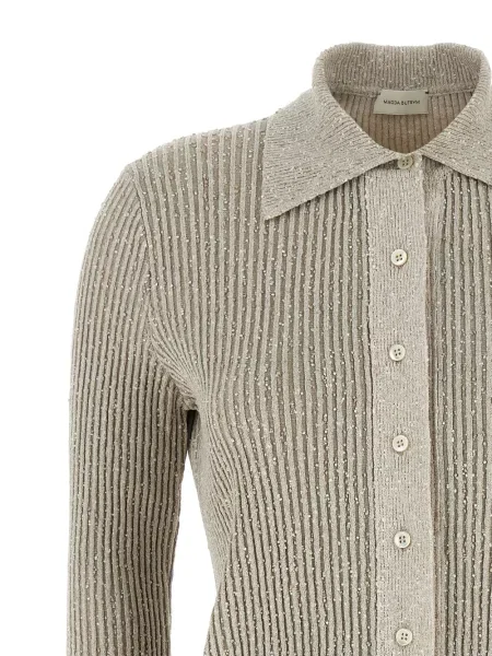 Cardigan Magda Butrym tricotate gri