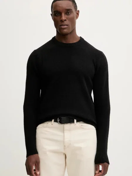 Pulover z dodatkom volne Lindbergh črna