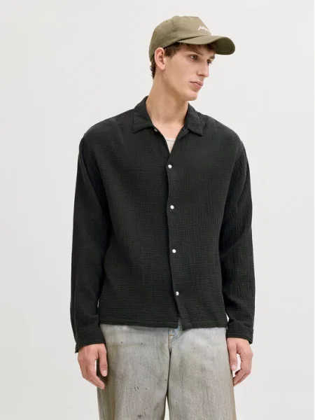Jack & Jones Cămașă Nantucket negru