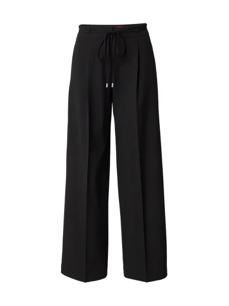 HUGO Pantaloni cutați Haminde' negru