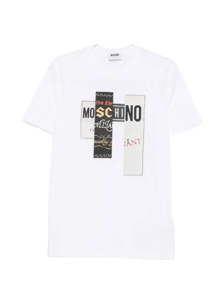 Tricou Moschino cu imagine alb