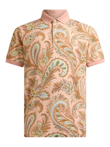 Поло тениска Etro розово