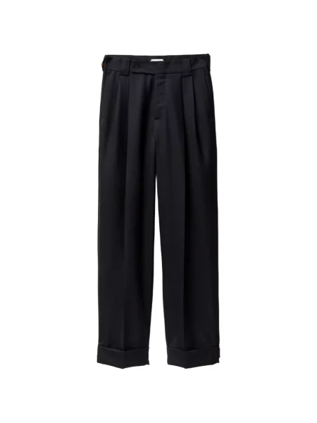 Pantaloni Versace de lână albastru