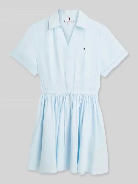Sukienka casualowa z czystego lnu Tommy Hilfiger