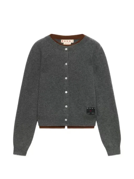 Cardigan Marni din cașmir gri