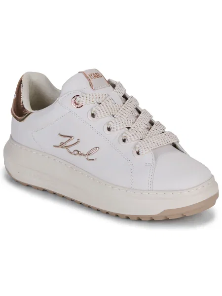 Pantofi Karl Lagerfeld din dantelă alb