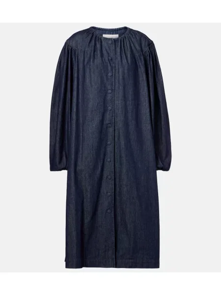 Palton Dries Van Noten albastru