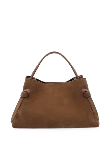Geantă shopper Yuzefi din piele maro