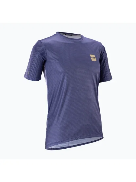 Велосипедна футболка Leatt MTB Trail cosmic blue синя