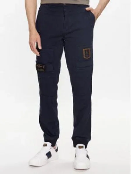 Jogger nohavice Aeronautica Militare modrá