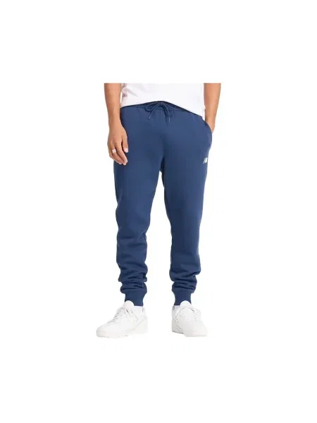 Hanorac din fleece New Balance din fleece albastru