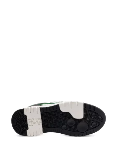 Sneakerși Off-white din piele business alb