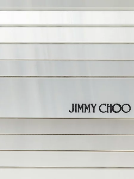 Geantă plic Jimmy Choo alb