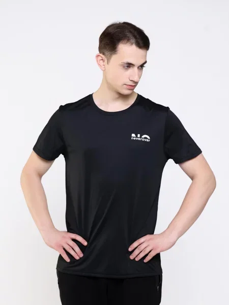 Neverover Tricou funcțional Men's Essential T-shirt' negru