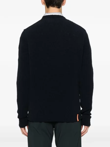 Pulover Roberto Ricci Designs cu decolteu rotund albastru