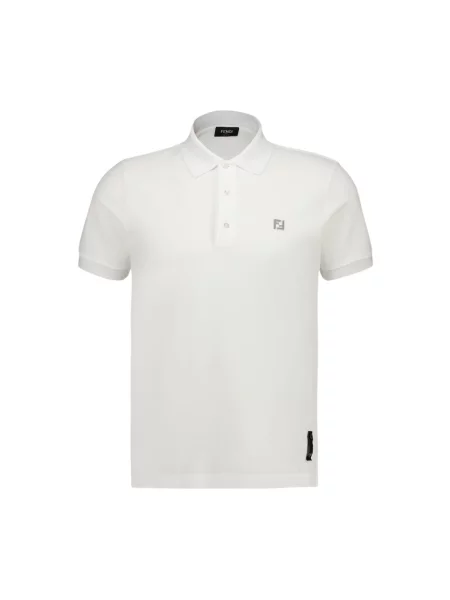 Koszulka polo Fendi biała