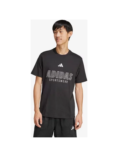 Koszulka adidas House of Tiro Linear Graphic krótki rękaw czarna XS biała