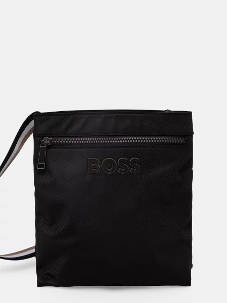 Taška cez rameno BOSS Catch Envelope čierna