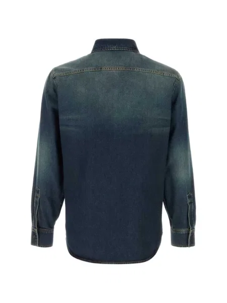 Cămașă din denim Gucci albastru