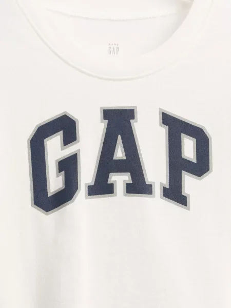Tricou copii Gap alb