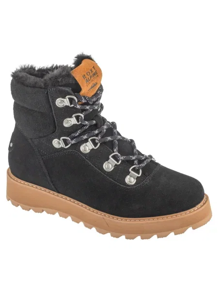 Botine Roxy cu șireturi din dantelă maro