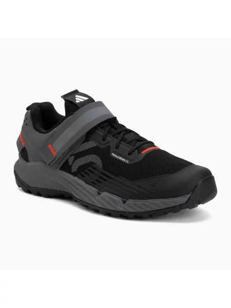 Încălțăminte de ciclism MTB pentru bărbați adidas FIVE TEN Trailcross Clip In core black/grey three/red negru