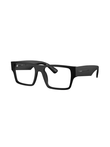 Okulary przeciwsłoneczne Prada Eyewear z logo czarne