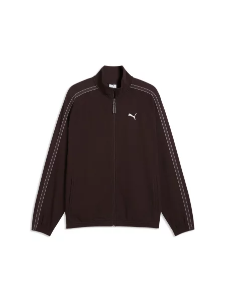 Rozpinana bluza dresowa PUMA Class o luźnym kroju PUMA brązowa