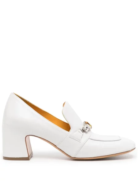 Pantofi loafer Madison.maison de cristal alb