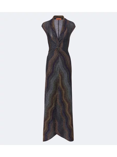 Rochie maxi Missoni tricotate