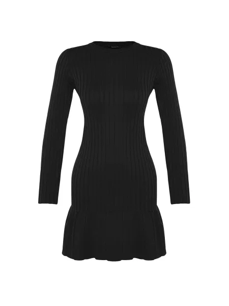 Trendyol Rochie tricotat negru