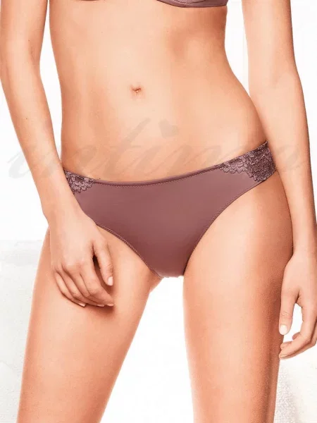 Кружевные трусики слипы Slip saten чорні