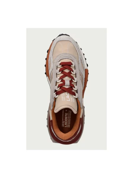 Sneakersy Lacoste beżowe