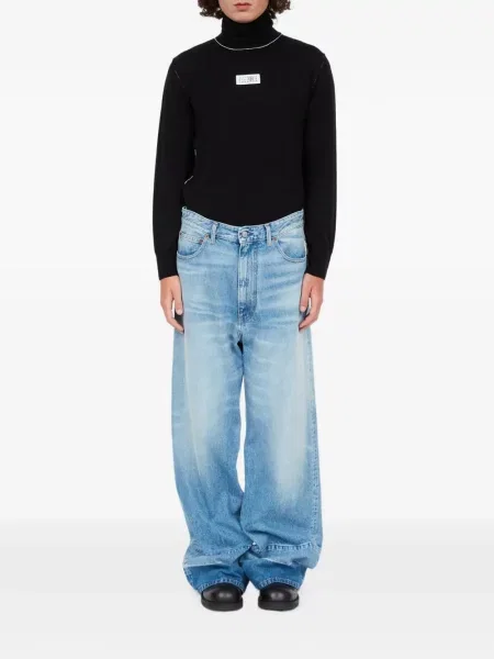 Széles szárú farmer Mm6 Maison Margiela kék