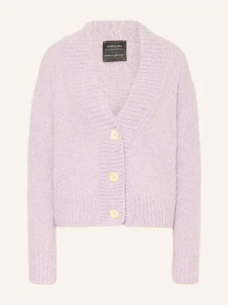 Marc Cain Svetr S Třpytivou Přízí purple rose fialový