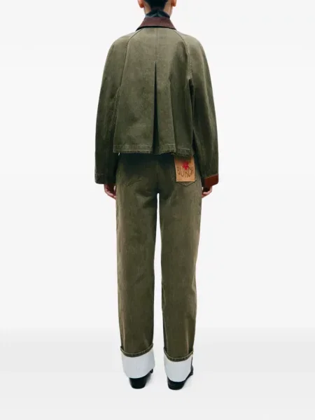 Geacă de blugi Tory Burch verde